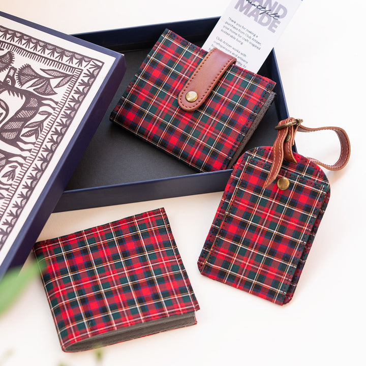 Sohrai Art Plaid Travel Gift Box