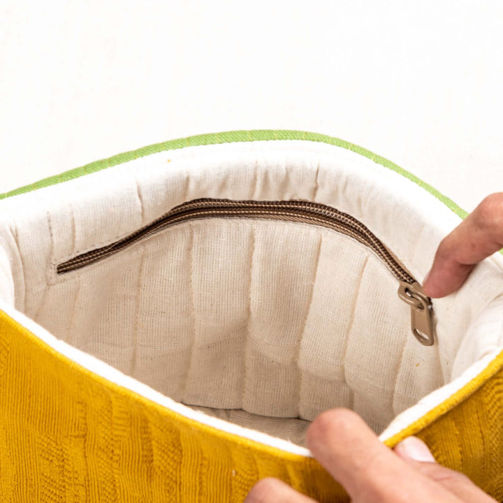 Hand Embroidered Sustainable Bina Sling Bag