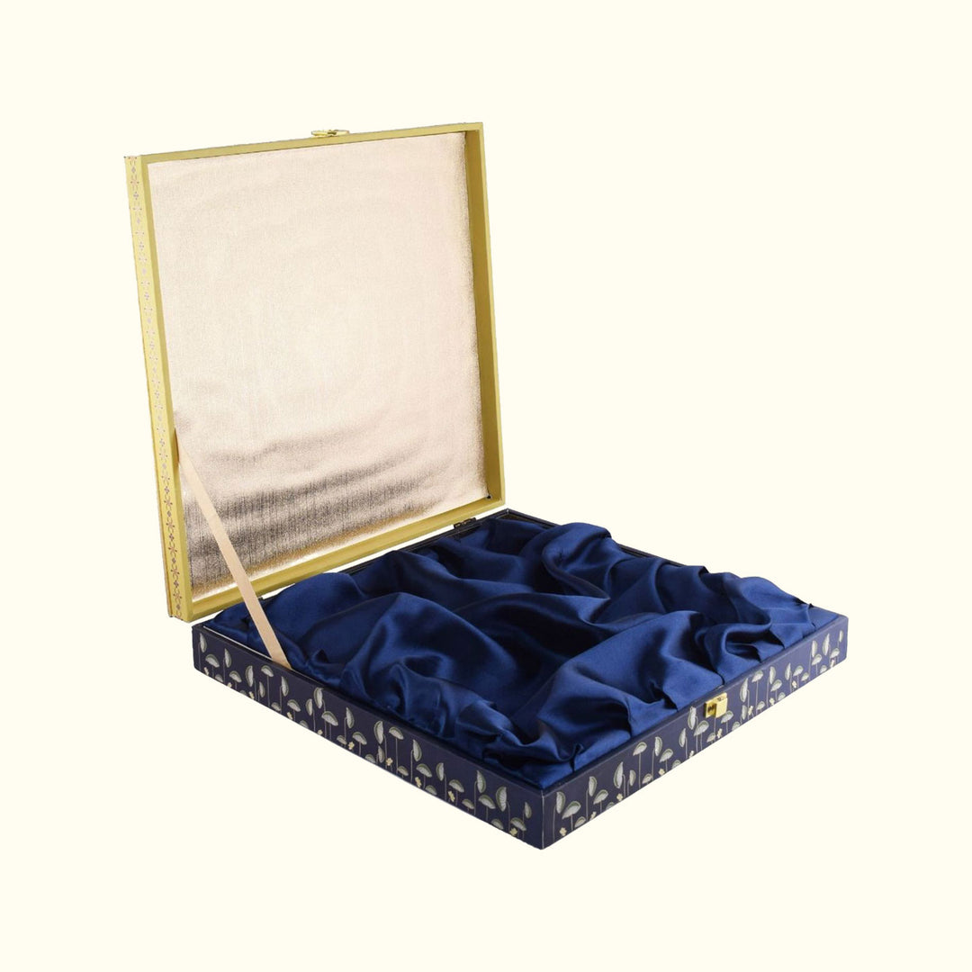 Vanya Gift Box with Traditional Art Frames & Brass Diya