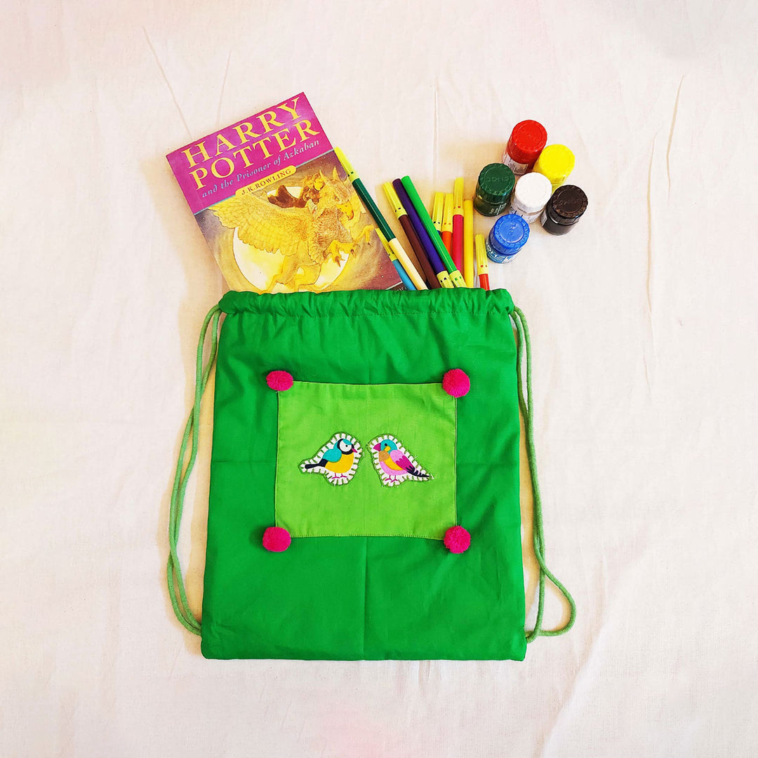 Embroidered Kid's Animal Theme Backpack for School & Trips