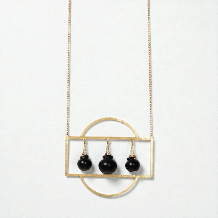 Statement Handi Handmade Necklace | 22K Gold Plated