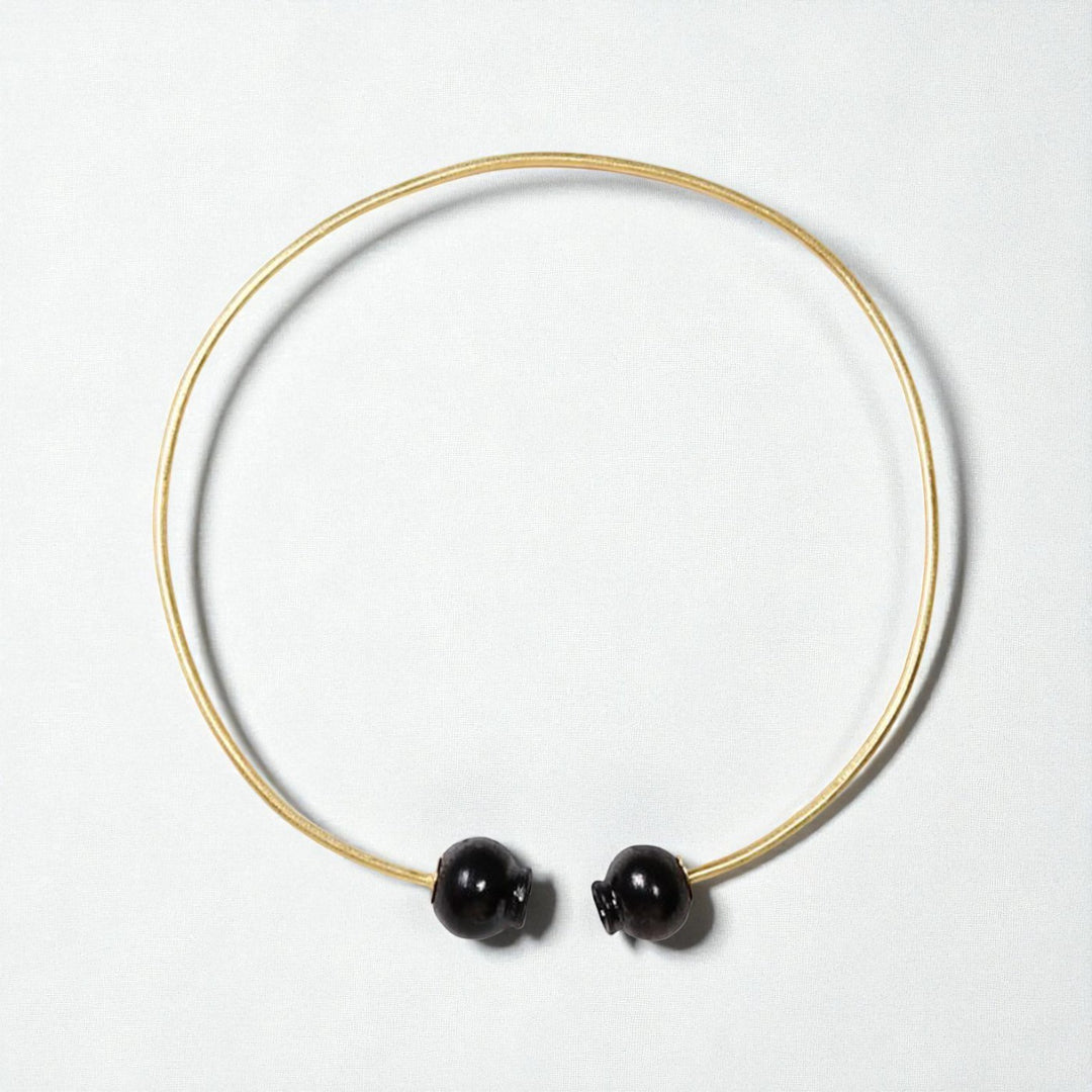 Minimalist Kalash Design Handmade Choker Necklace | 22K Gold Plated