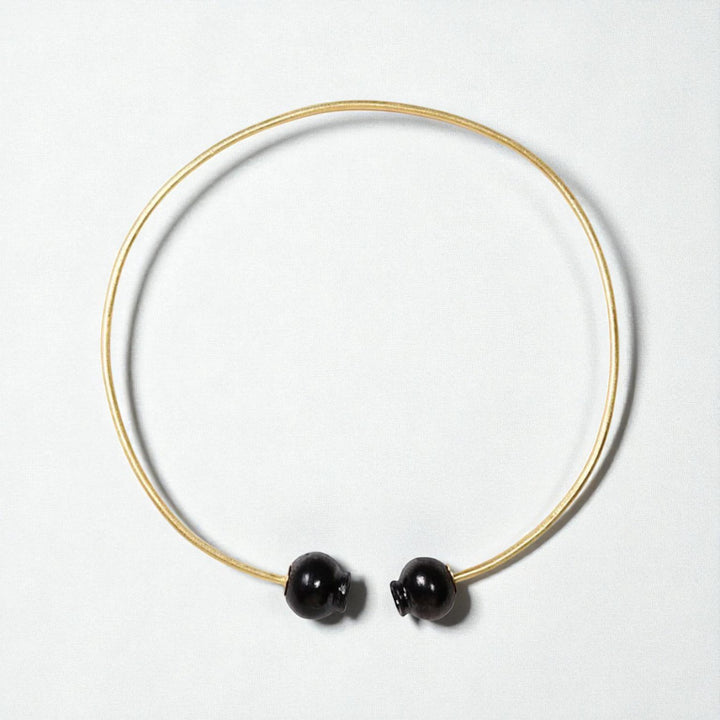 Minimalist Kalash Design Handmade Choker Necklace | 22K Gold Plated