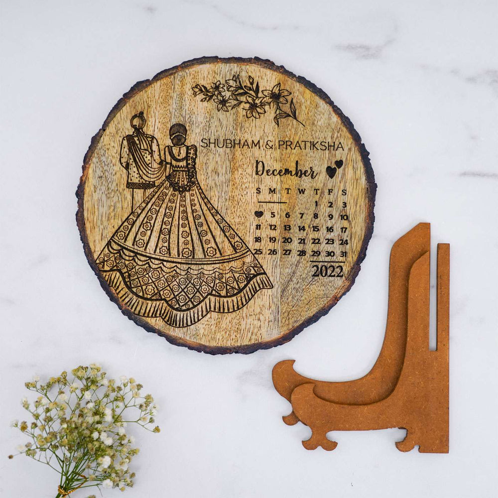 Customized Wedding Gift - Wooden Plaque - Zwende