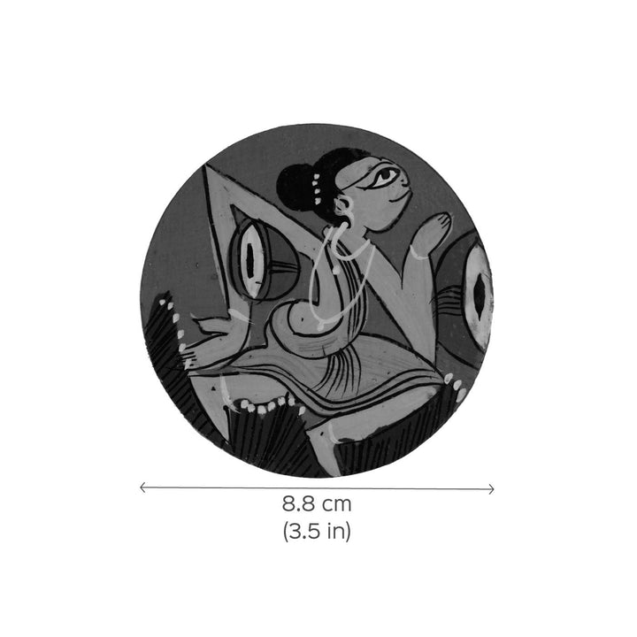 Hand Painted Pattachitra Wooden Coasters