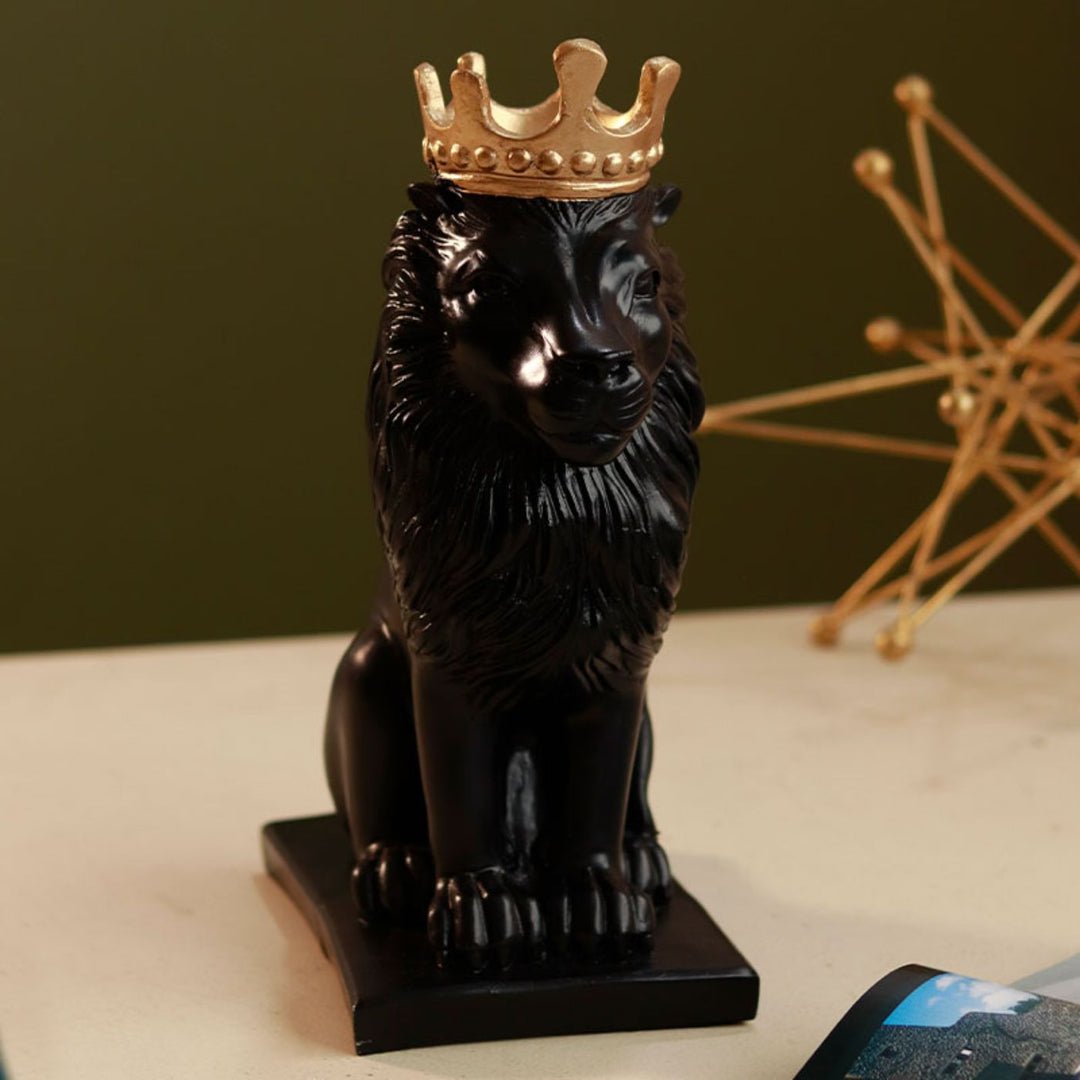 Handcrafted Lion King Ceramic Centerpiece