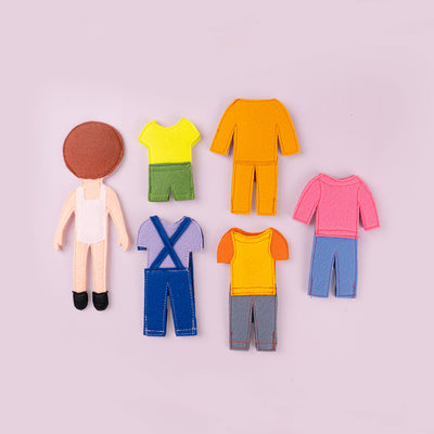 Handcrafted Doll Dress-up Playset For Boys
