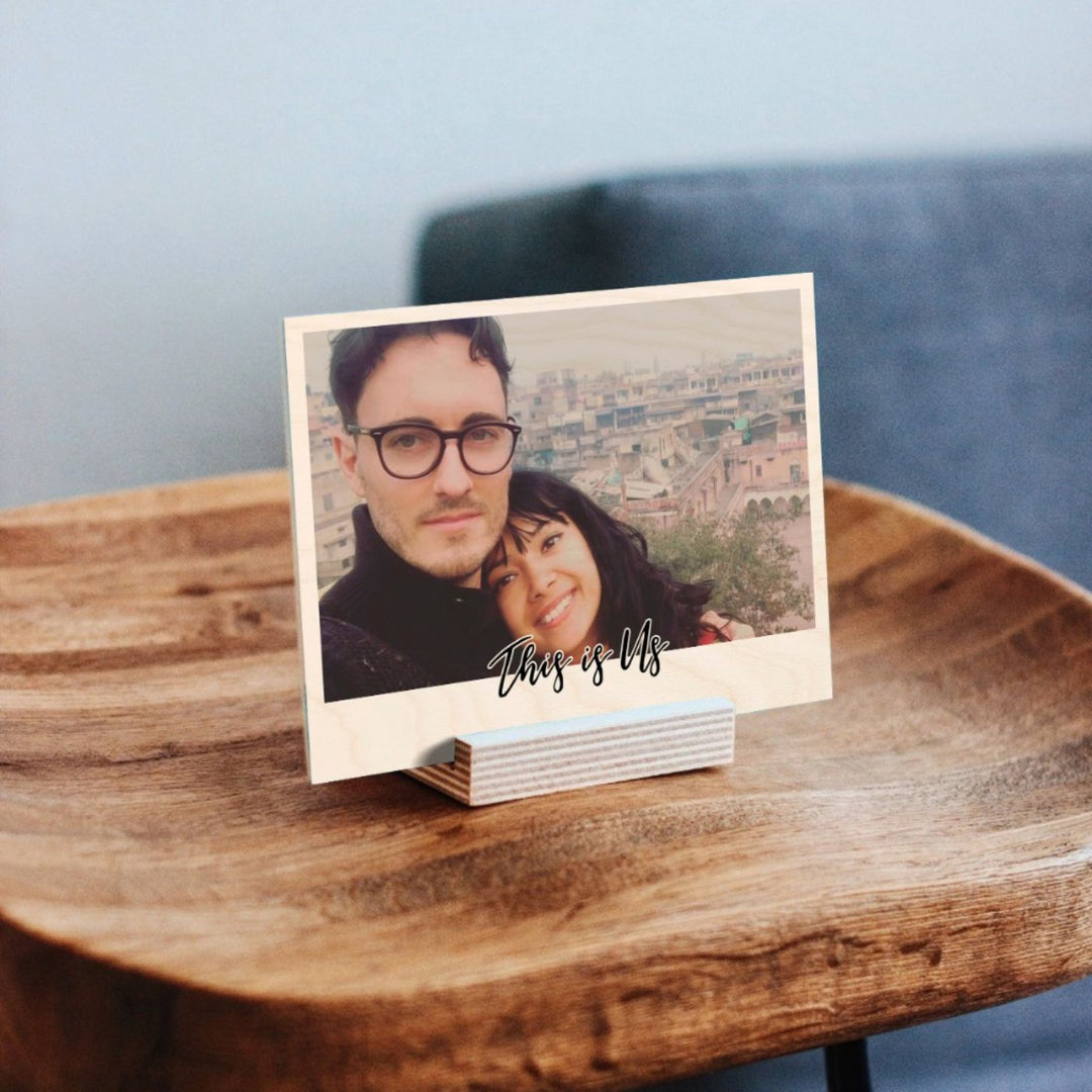 Personalized Wooden Photo Print - This Is Us