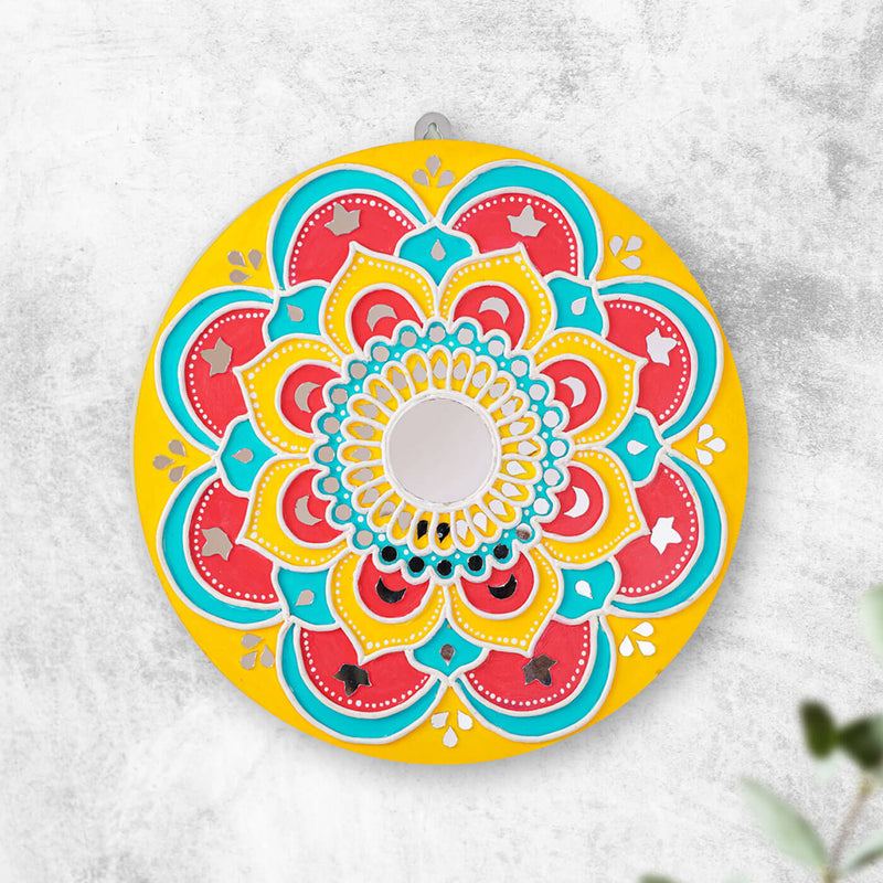 Handcrafted Traditional Lippan Art Wall Plate