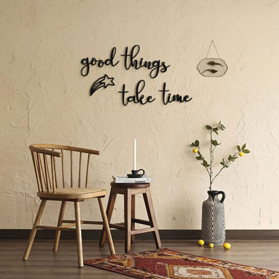 Motivational Quote Steel Wall Art | Easy to Install