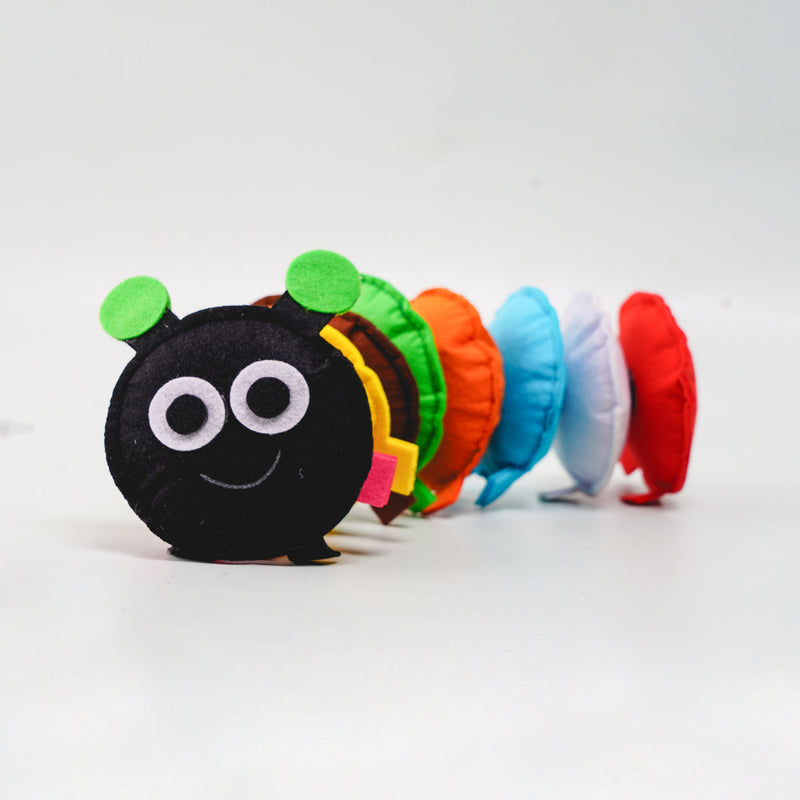 Colorful Caterpillar Felt Toy for Kids