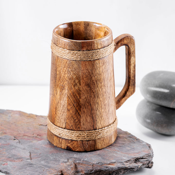 Bulbul Mango Wood Beer Mug