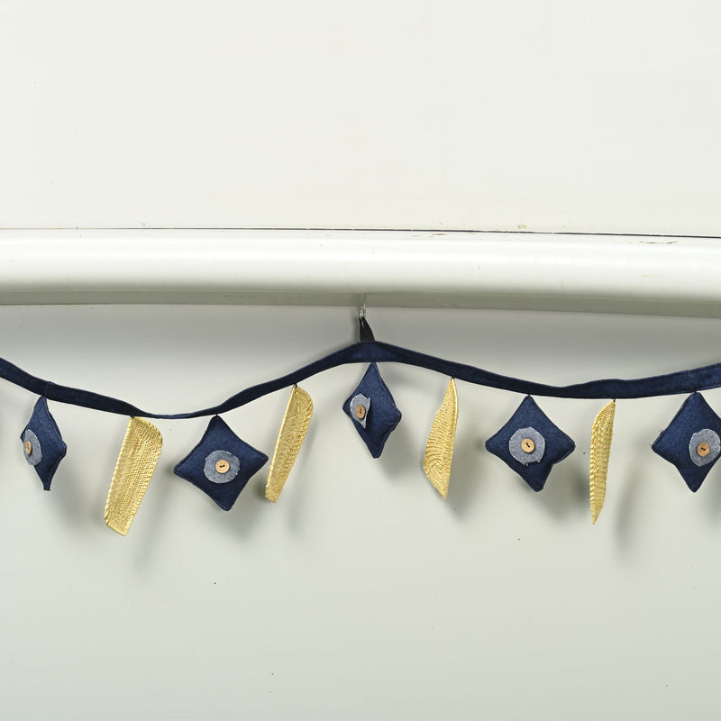 Eco-Friendly Golden Grass Toran I Door Bunting