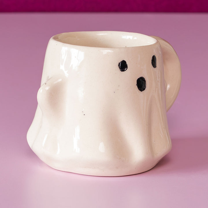 Handpainted Ceramic Ghost mug