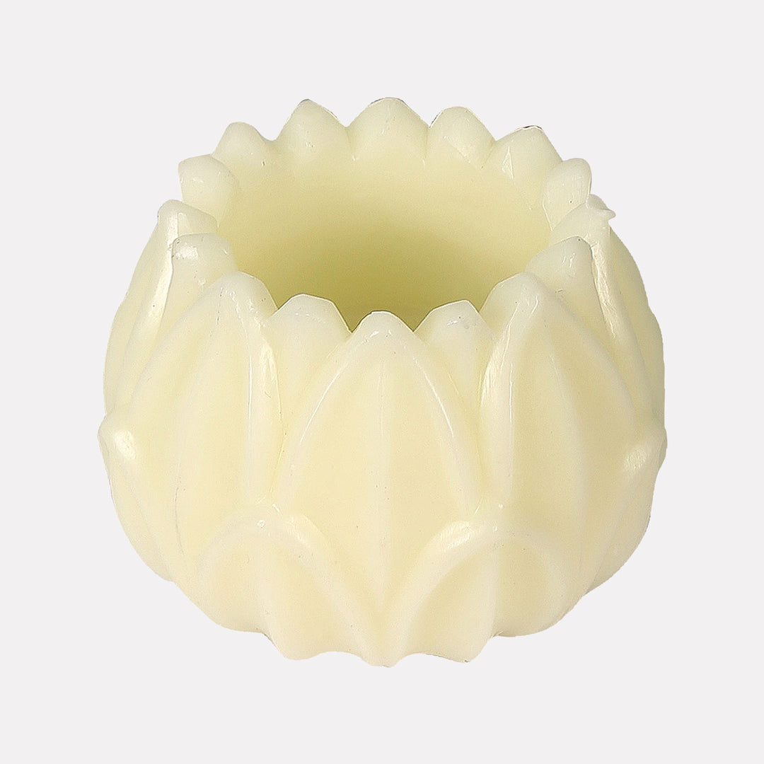 Lotus Wax Votive Tealight Holder