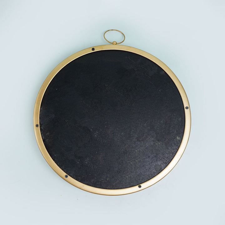 Black Iron Frame Mirror I 16 Inches