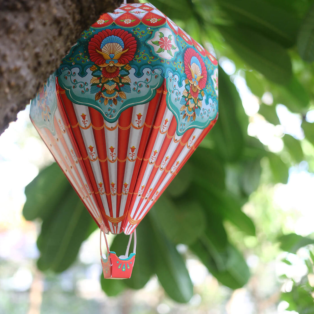 Big Hot Air Balloon DIY Paper Lamp Shade