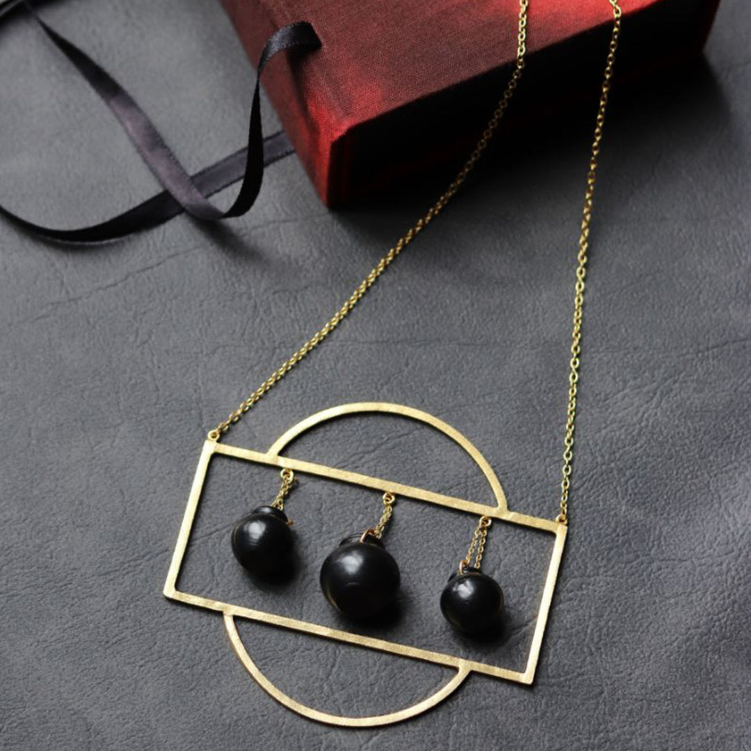 Statement Handi Handmade Necklace | 22K Gold Plated