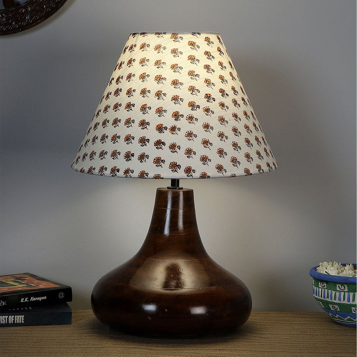 Natural Jute & Mango Wood Table Lamp