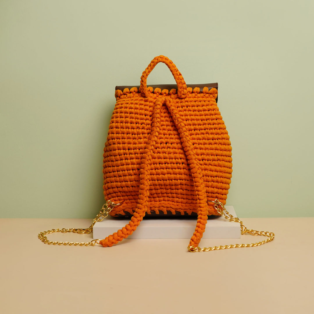 Spacious Handmade Crochet Backpack