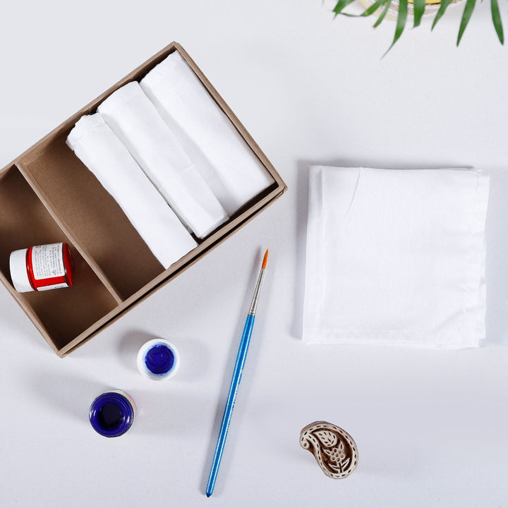 DIY Blockprinting Kit For Napkins