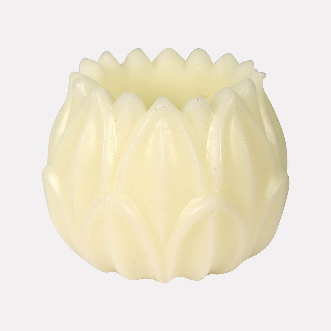 Lotus Wax Votive Tealight Holder