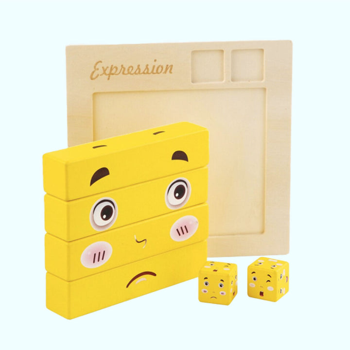 Expression Face Changing Building Blocks