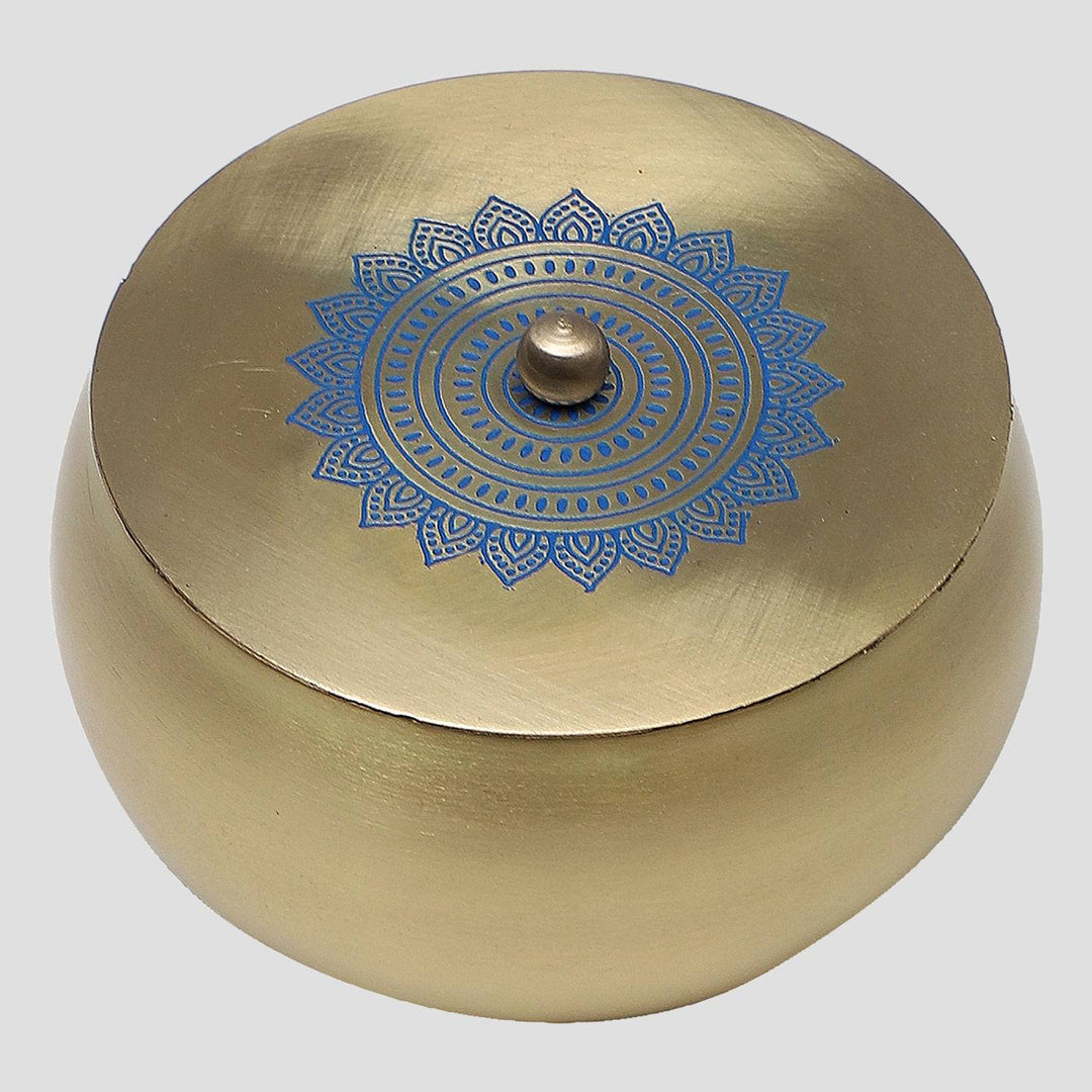 Dohar Brass Trinket Box for Jewelry & Gifting