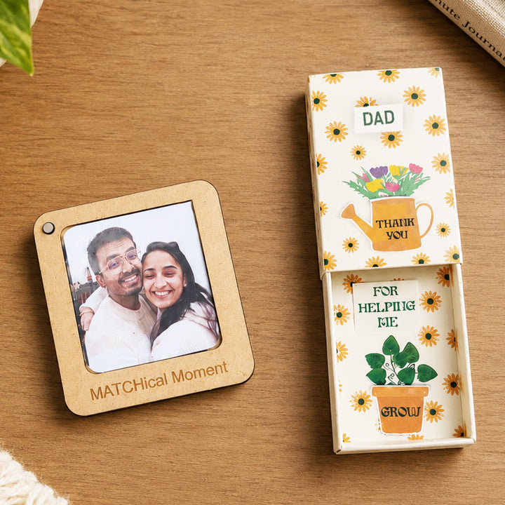 Thank You for Helping Me Grow Father’s Day Fridge Magnet Combo