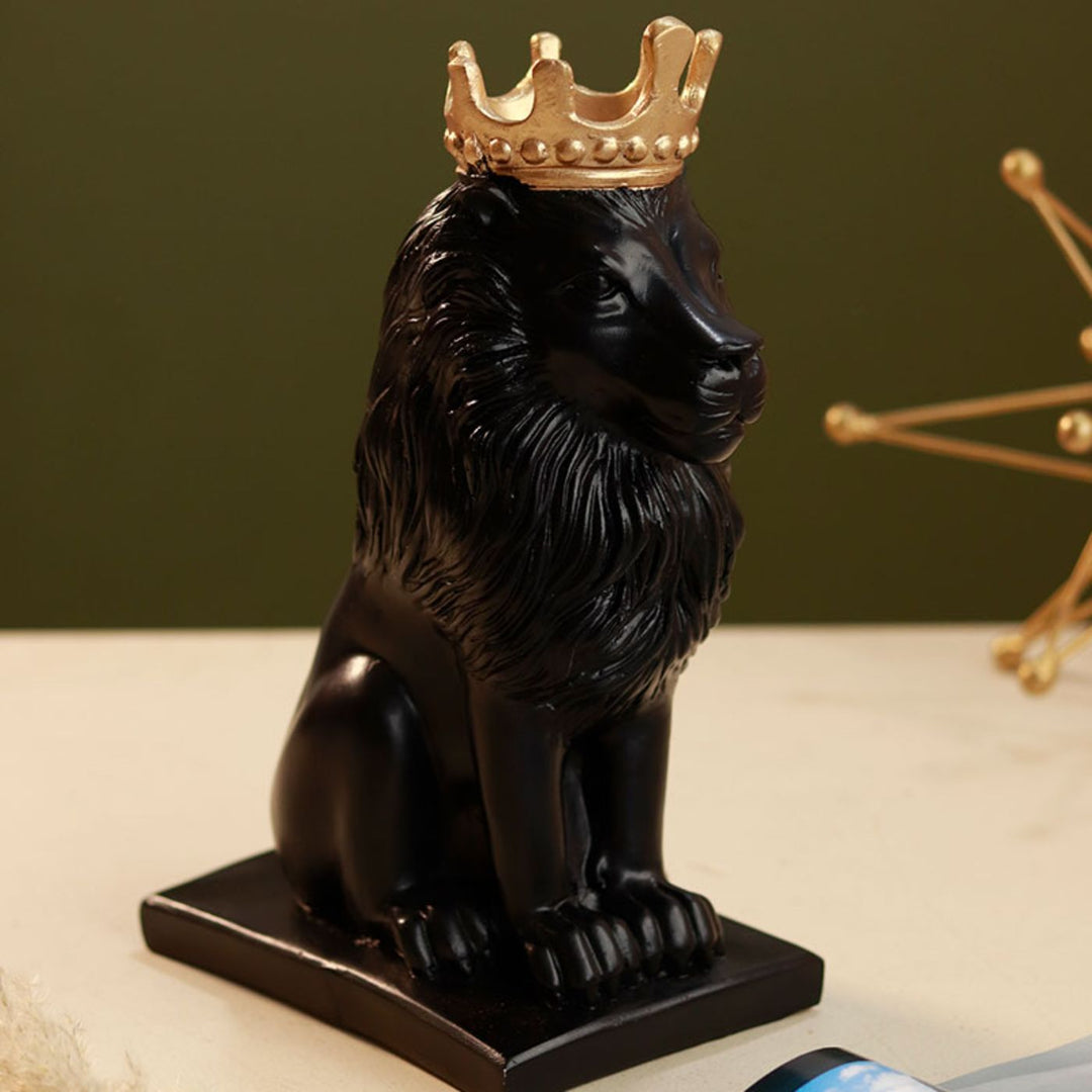 Handcrafted Lion King Ceramic Centerpiece