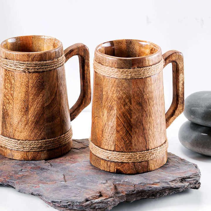 Bulbul Mango Wood Beer Mug