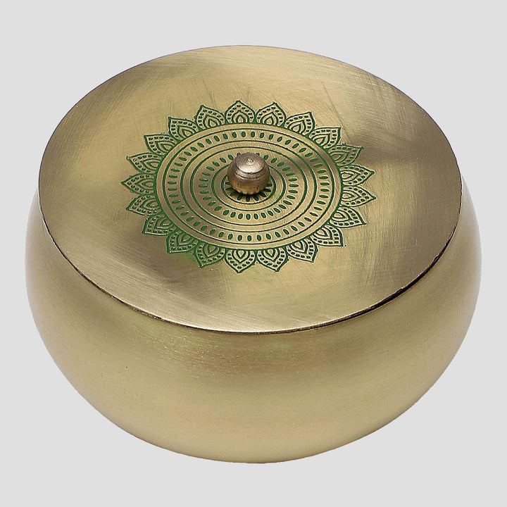 Dohar Brass Trinket Box for Jewelry & Gifting
