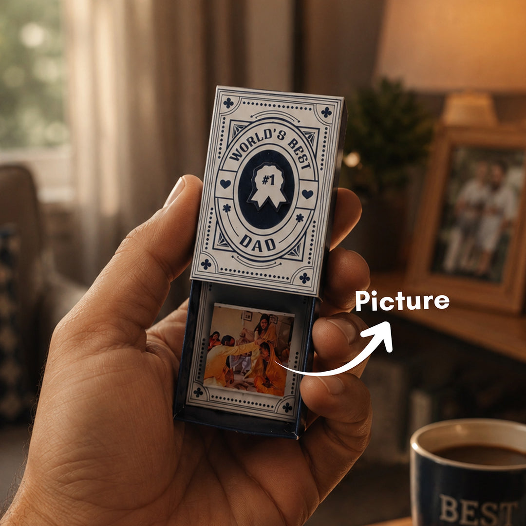 World’s Best Dad Personalised Father’s Day Fridge Magnet