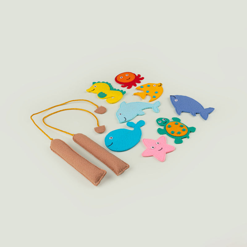 Handcrafted Magnetic Fishing Set