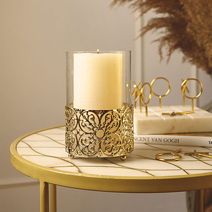 Aluminium Hurricane Tealight Holder
