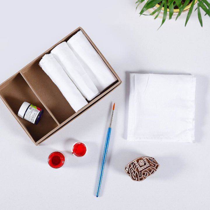 DIY Blockprinting Kit For Napkins