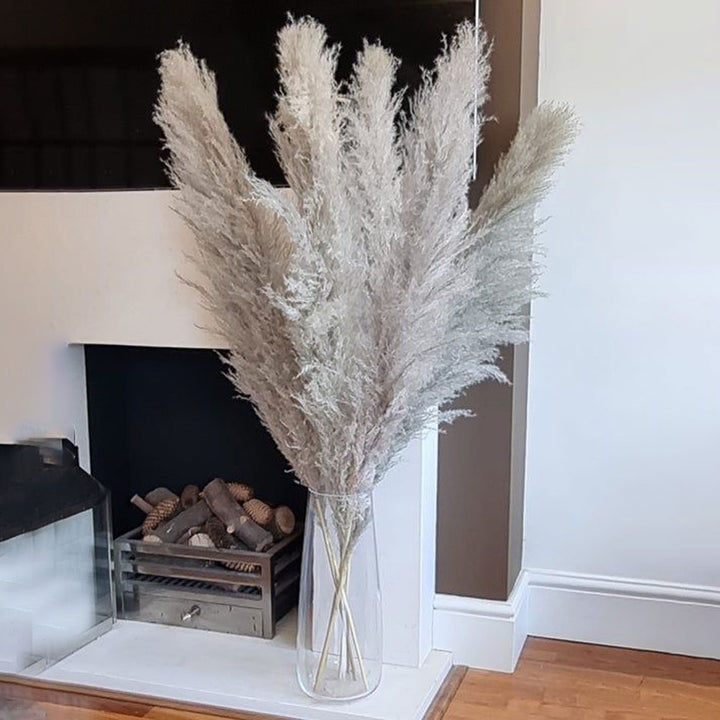 Handcrafted Dried XL Pampas Flower Decor Bunch