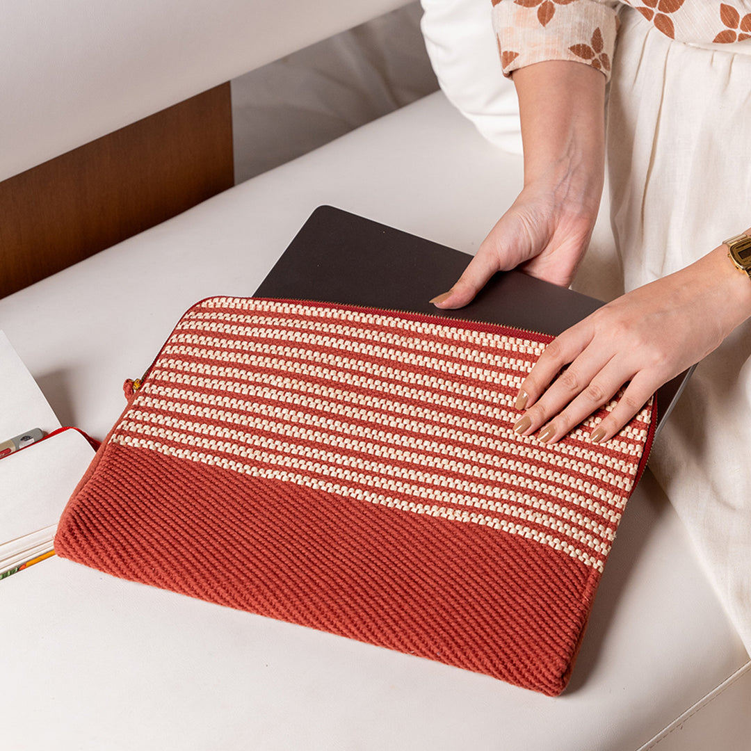 Hand-Woven Rekha Laptop Sleeve