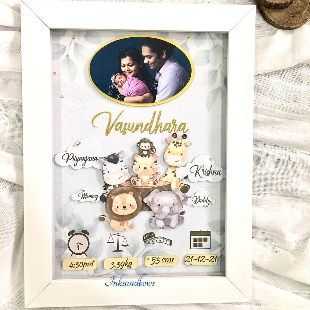 Personalized Kids 3D Frame