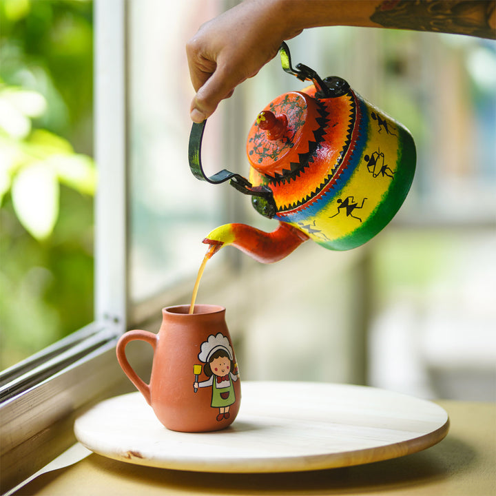 Handpainted Aluminium Kettle | 500 ml