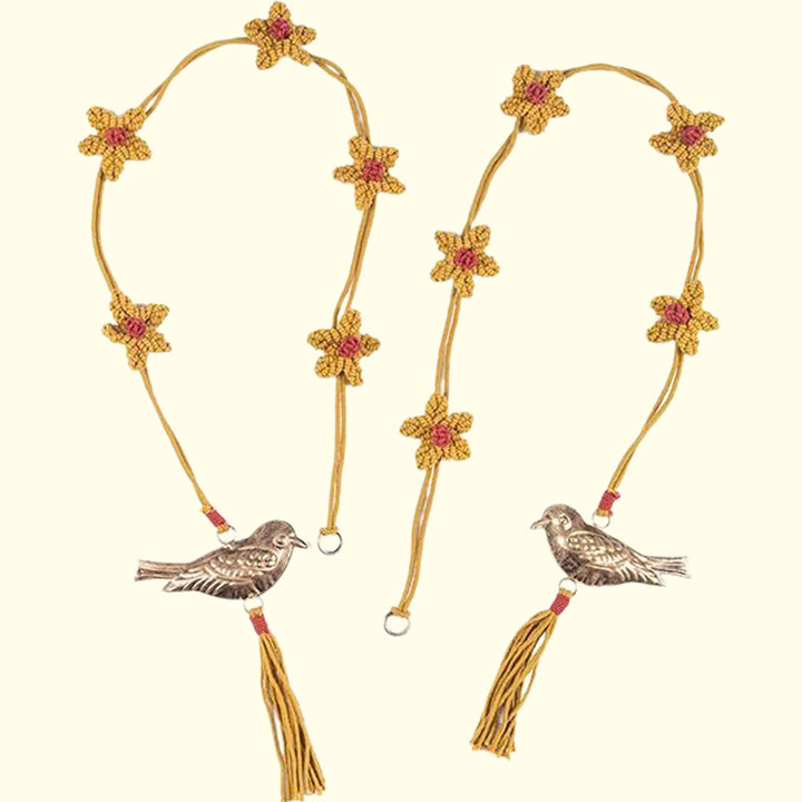Shalmali Hand-knotted Hangings | Set of 2