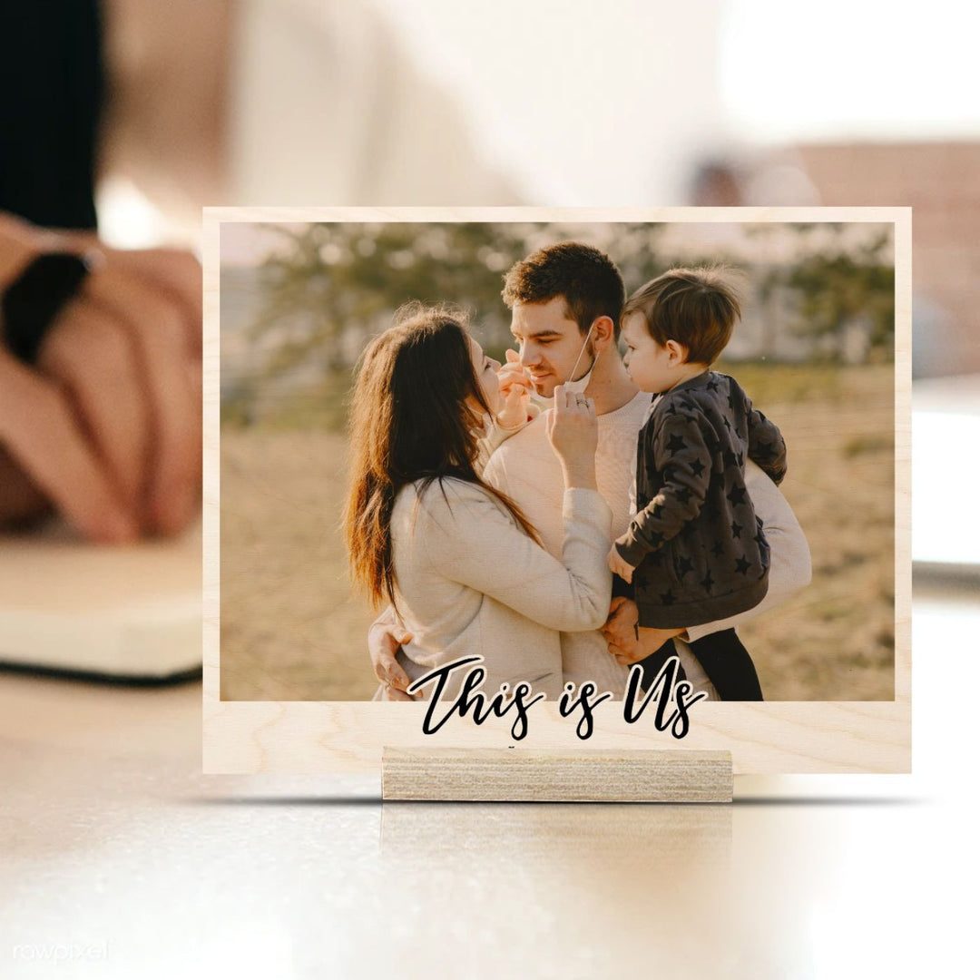 Personalized Wooden Photo Print - This Is Us