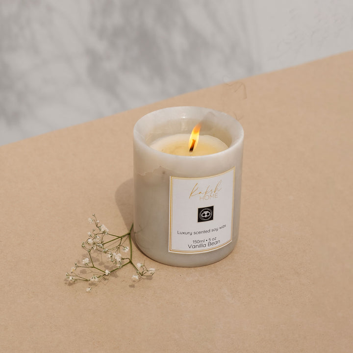 Handcrafted Scented Soy Wax Candle | Vanilla Bean