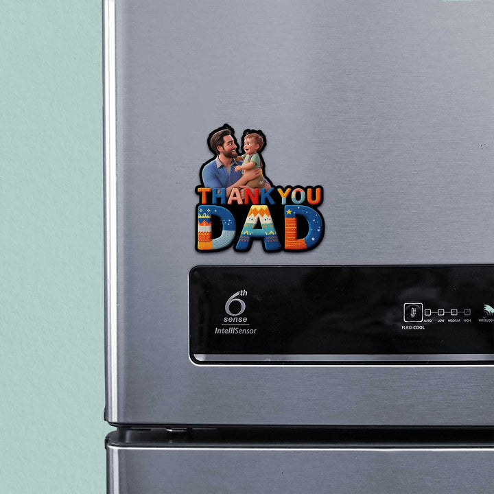 Photo Personalized "Thank You Dad" Acrylic Fridge Magnet