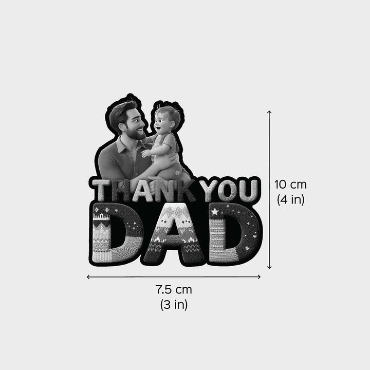 Photo Personalized "Thank You Dad" Acrylic Fridge Magnet