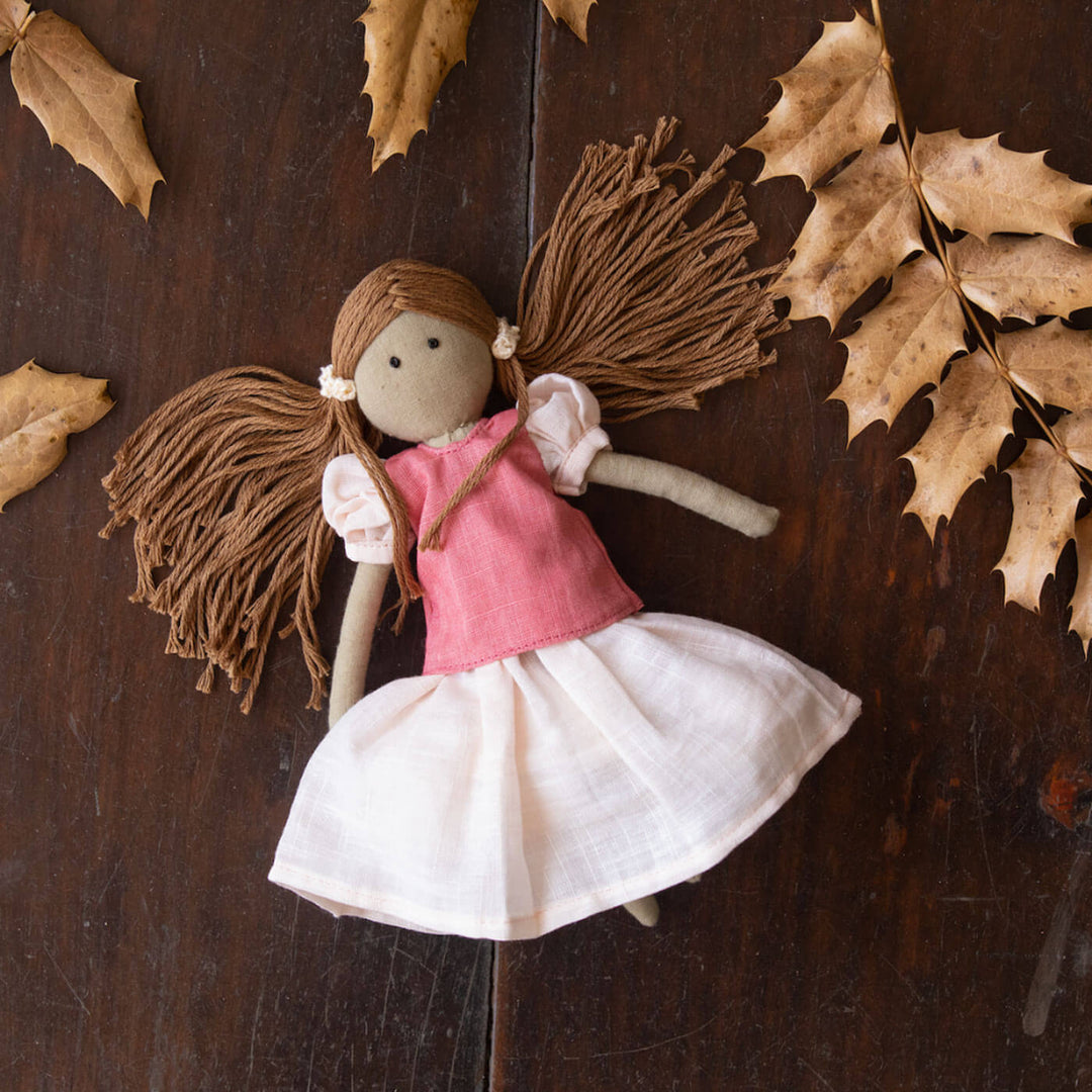 Handcrafted 100% Cotton Fabric Doll For Kids