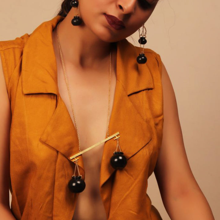 Handmade Handi Kalash Design Necklace | 22K Gold Plated