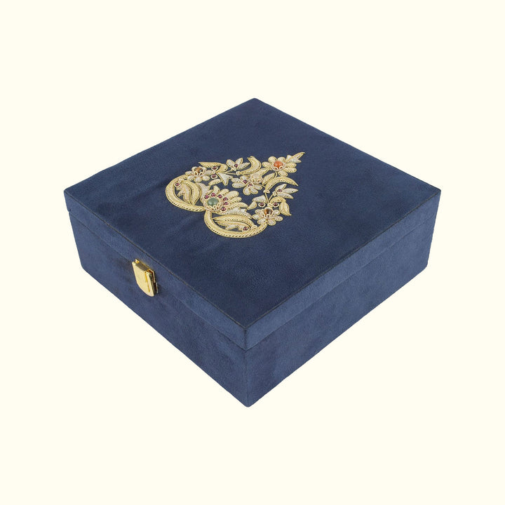 Zardozi Suede Festive Gift Box