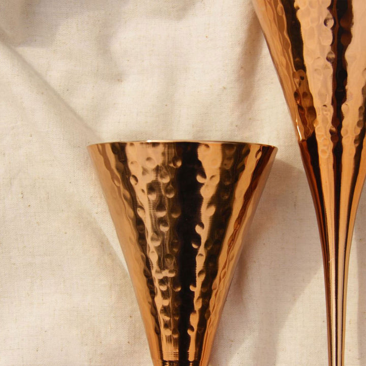 Copper & Brass Martini Grande Goblets I Set of 2