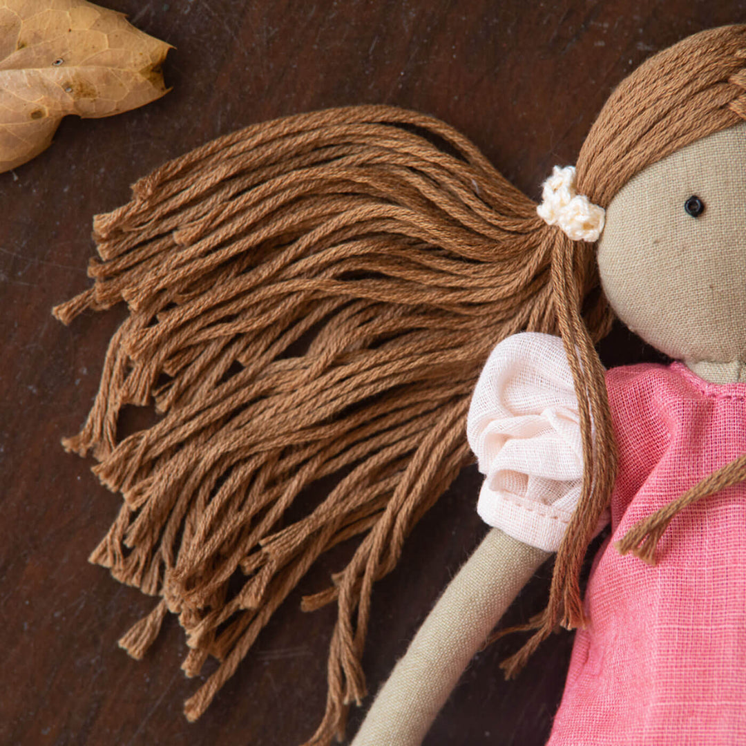 Handcrafted 100% Cotton Fabric Doll For Kids